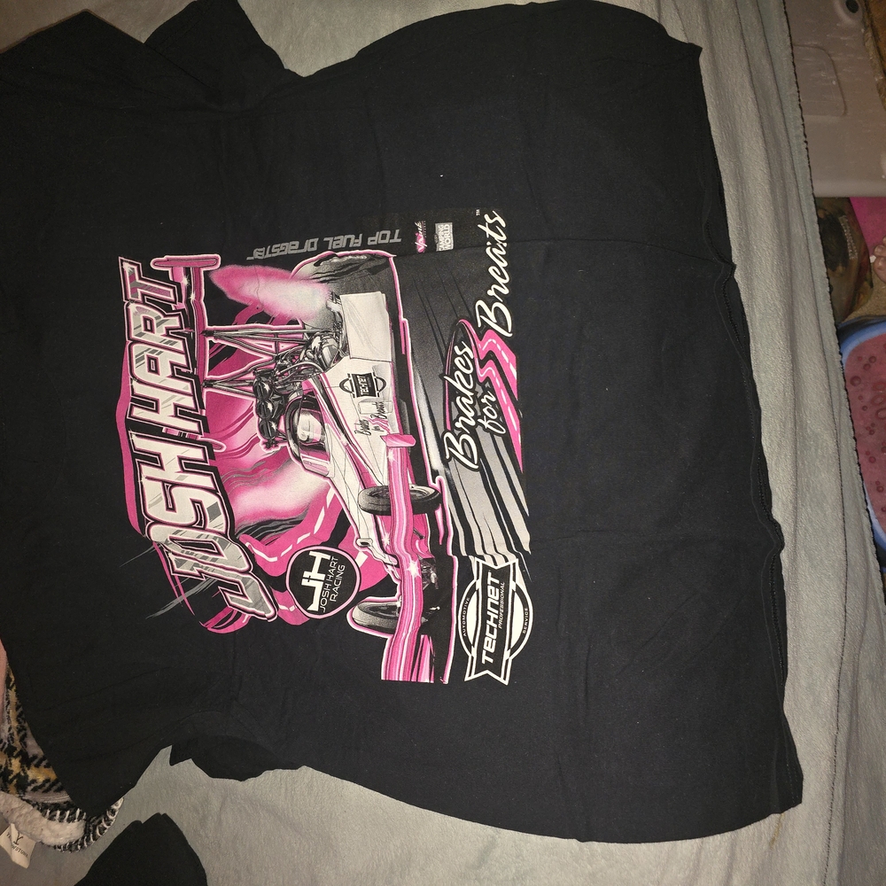 Josh Hart Black and Pink Graphic Tee Breast Cancer T